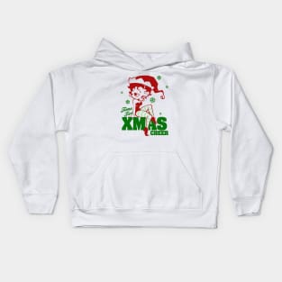 Betty Boop - Christmas cheer Kids Hoodie